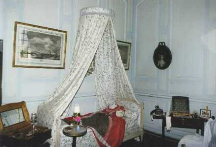 chambre bleue Château de Gaujacq